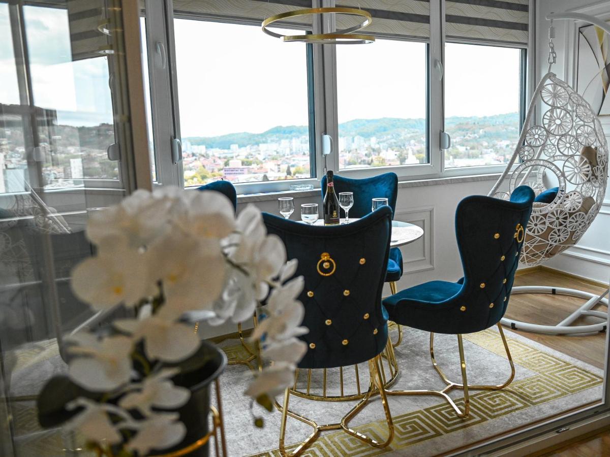 Luxury Apartment Karic Free Parking Tuzla Buitenkant foto