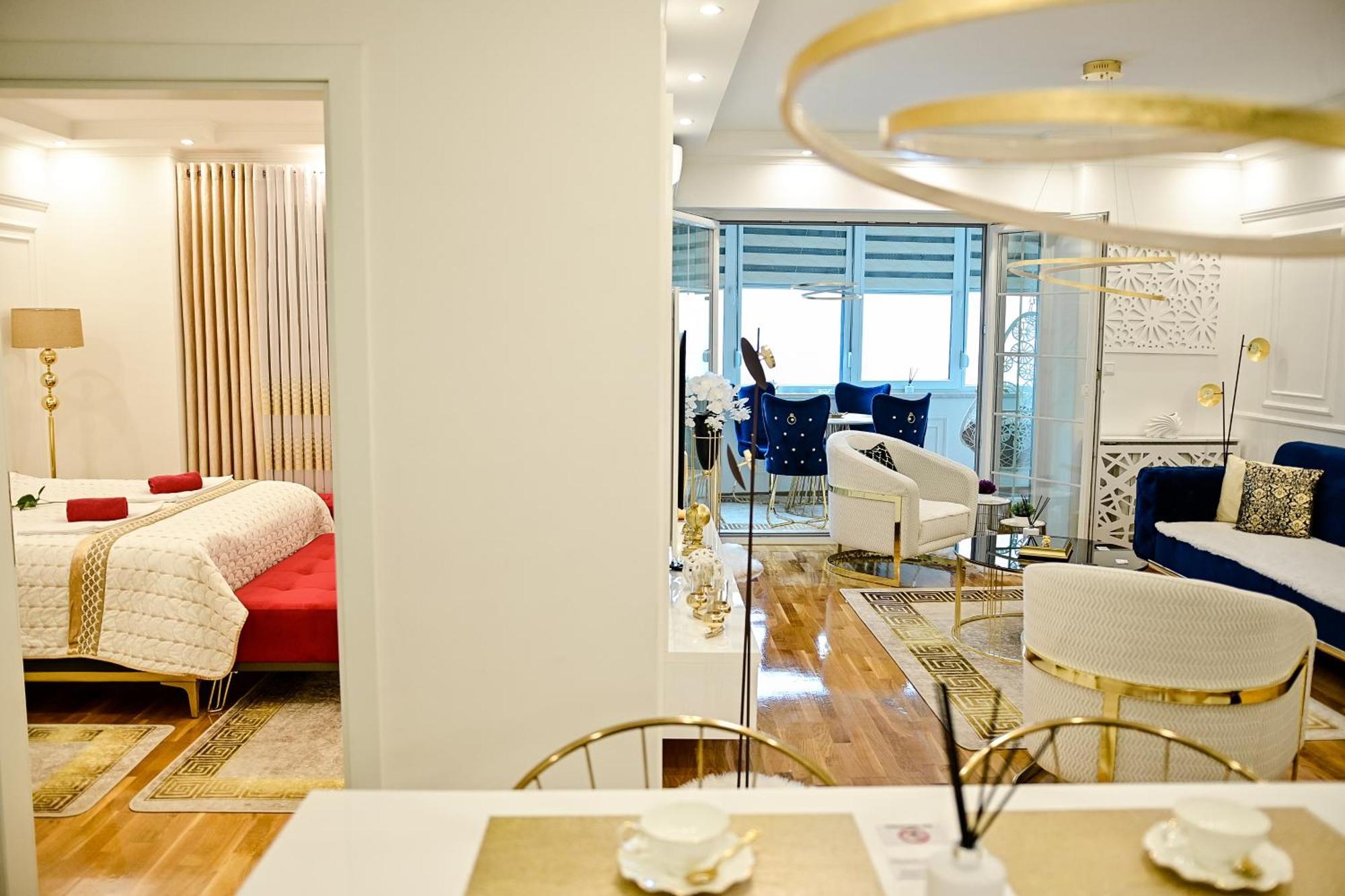 Luxury Apartment Karic Free Parking Tuzla Buitenkant foto